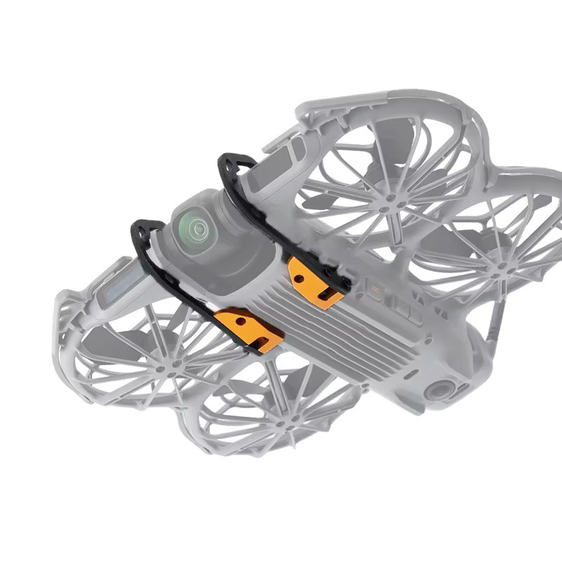2 Stück DJI NEO 2 Kohlefaser Stoßstangenhalter als Gimbal-Linsen-Antikollisionshalterung in Schwarz - Bild 2