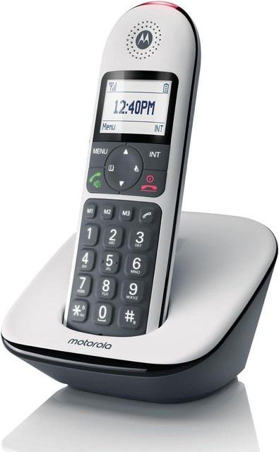 Motorola Schnurloses Telefon CD5001 in Weiß - Bild 1