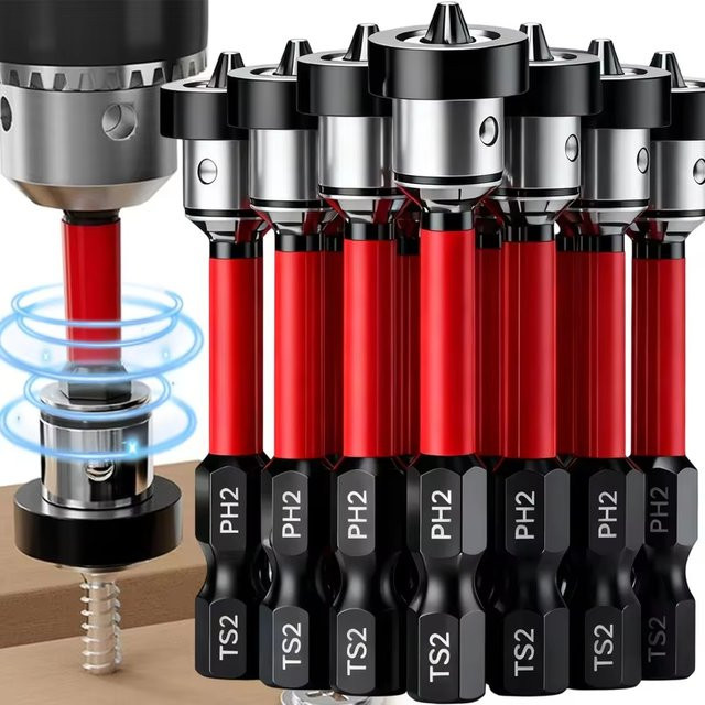 GUHE Magnetische S2 Positionierungs-Schraubendreher-Bits für Trockenbau und Gipskarton - Bild 1