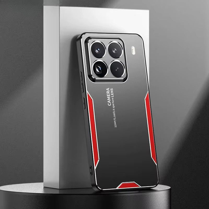 Stoßfeste Business Schutzhülle aus Aluminiumlegierung und hartem PC für Xiaomi 17T Pro Max, 15S, 15T, 14T Ultra, 13T Pro mit Objektivschutz in Schwarz oder Blau - Bild 3