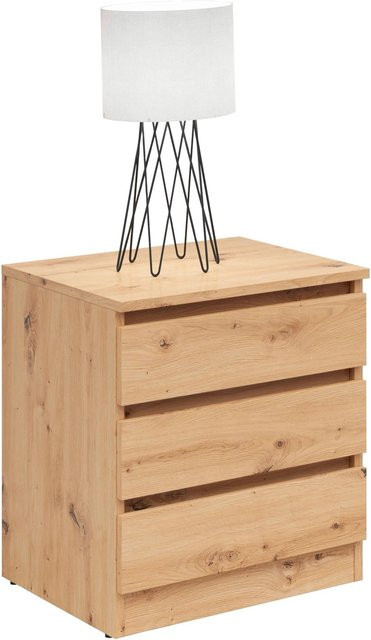Mömax Nachtkästchen in Eichefarben, modern und matt - Bild 1