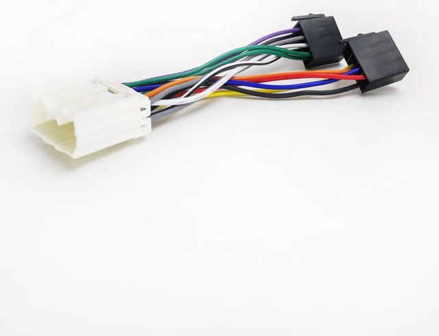 Biurlink ISO Autoradio Kabelbaum in Multicolour für Mitsubishi Colt, Magna, Mirage, Nimbus, Outlander und Pajero - Bild 1