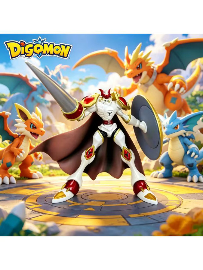 Bandai Digimon Adventure Gallantmon Actionfigur, PVC-Statue - Bild 3