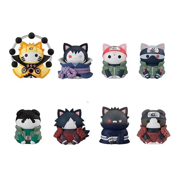 MegaHouse Naruto Katzen-Blindbox, Uchiha Madara Senju Hashirama, PVC-Sammelfigur - Bild 1