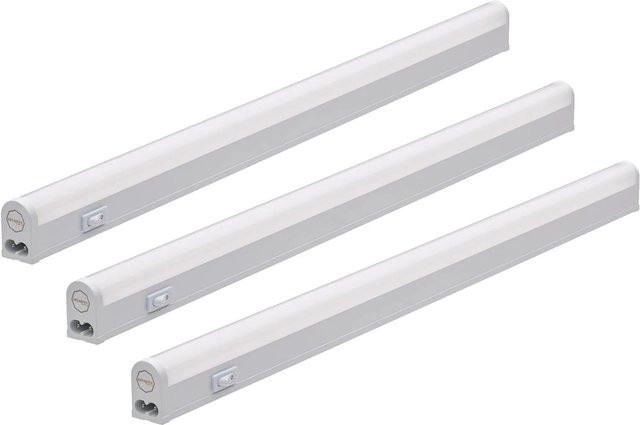 Oktaplex LED Unterbauleuchte Riga 3er Set in Weiß, Warmweiß 3000K, Breite: 28 cm - Bild 1