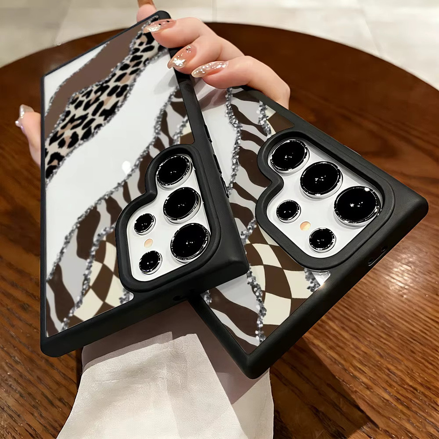 Weiche Silikon-Handyhülle mit Leoparden-Design für Samsung Galaxy A56 5G A55 A54 A36 A35 A26 A25 A17 A16 A15 A14 A13 A12 A07 A06 A05s in Multicolour - Bild 3