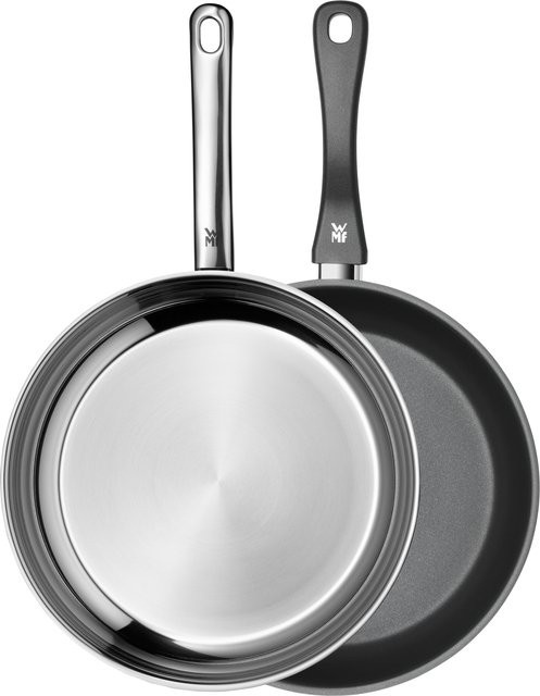 WMF DEVIL Bratpfannen-Set 2-teilig aus Edelstahl in Silber mit Antihaftbeschichtung, Durchmesser: 28 cm - Bild 1