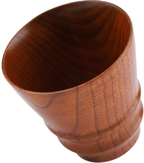 Elegante multifunktionale Holztasse von mfySpace in Braun - Bild 1