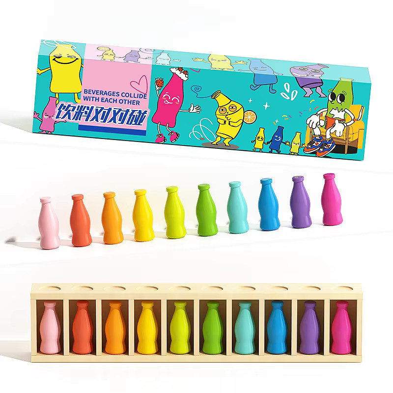 Tlewj Ratenflaschen-Farb-Herausforderungsspiel-Set, Bunt / Mehrfarbig, Set / Bundle - Bild 3