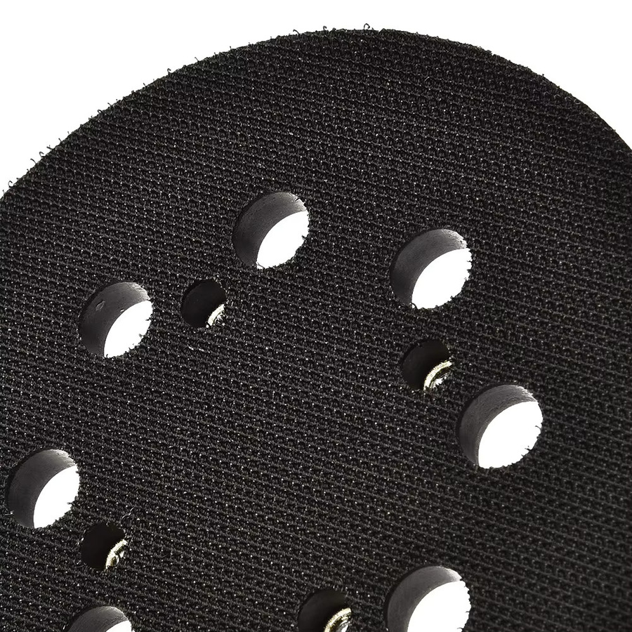 DeWalt 8-Loch-Haken-Schleifpad Stützteller in Schwarz für Exzenterschleifer DWE6423 DWE6421 DCW210B, Durchmesser: 125 mm - Bild 4