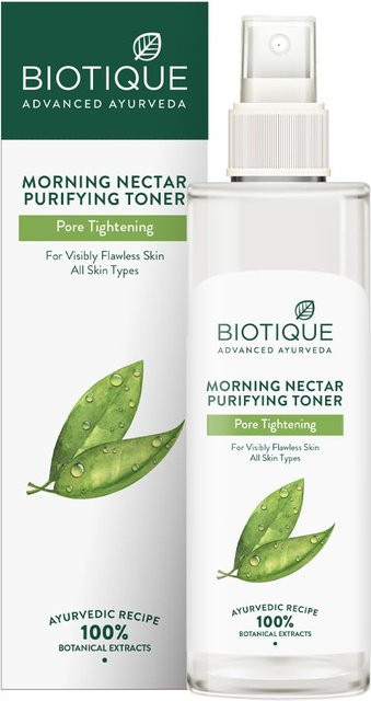 Biotique Morning Nectar Gesichtswasser, 120 ml, Rosenblätter & Manjistha - Bild 1