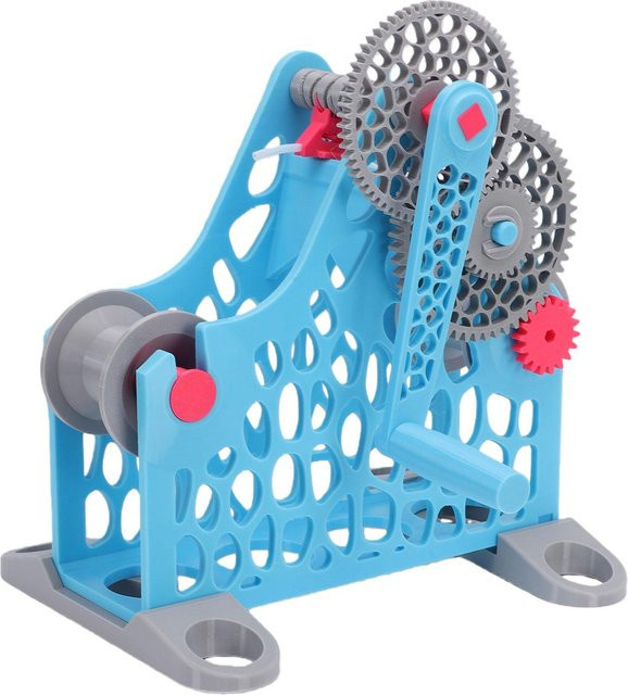 Sportssss 3D-Drucker Filament Umspuler mit Handkurbel, modular und abnehmbar, Rückwickler für 1kg Filament in Grau - Bild 1
