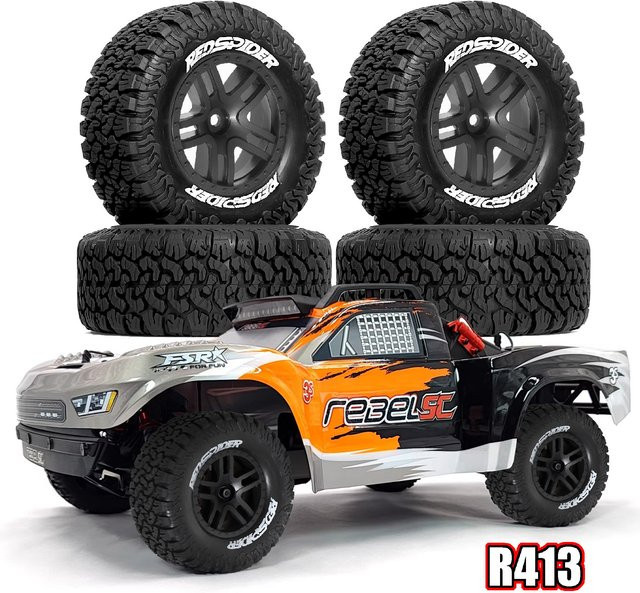 4 Stück Rc Autoreifen, 112 mm, 12 mm Radsechskant, 1/10 Short Course Truck - Bild 1