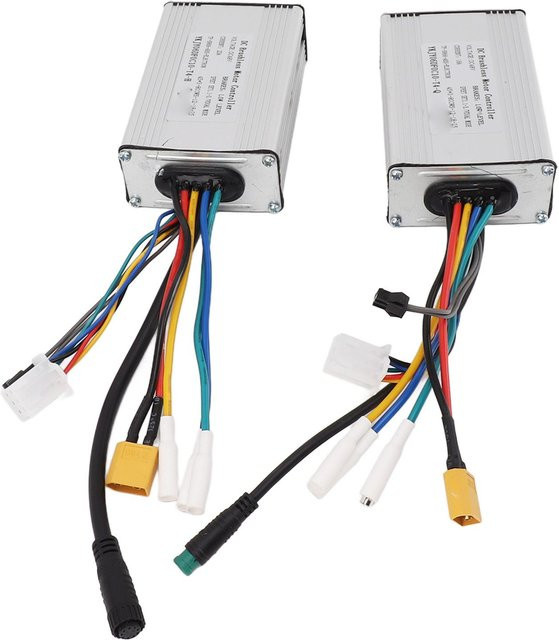 Igeteck Elektroroller Controller für Dualantrieb in White und Silver, 500W 48V mit effizienter Wärmeableitung und präziser Steuerung - Bild 1