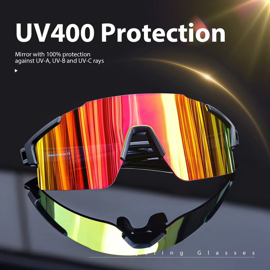 KAPVOE Sportsonnenbrille, Unisex, Vollrand, Kunststoff - Bild 4
