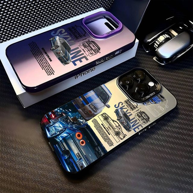 F-Fast And F-Furious R-R34 Schutzhülle für iPhone 11 bis iPhone 17 Pro Max Plus Pro in Multicolour - Bild 1