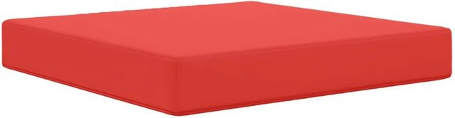 vidaXL Sofakissen für draußen Rot B/B/H: 60 x 60 x 8 cm aus Polyester - Bild 1