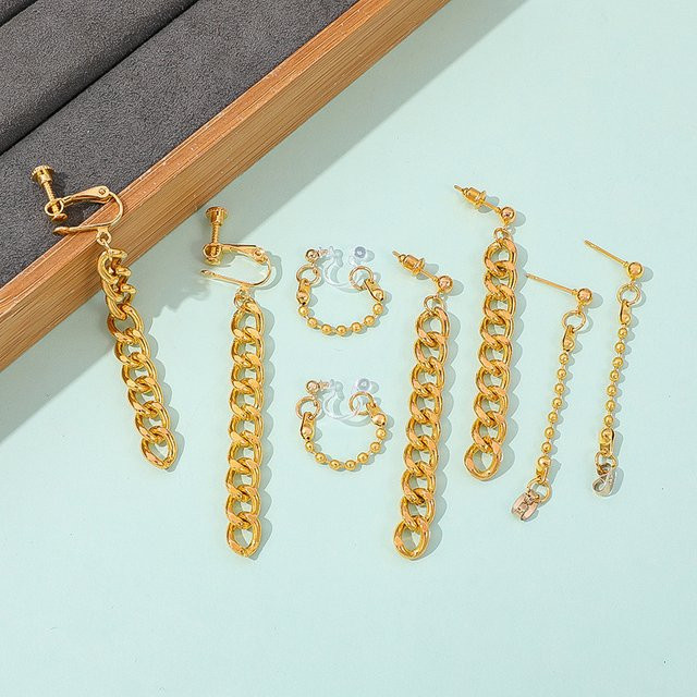 K-HOME Ohrringe, Gold, Unisex - Bild 1