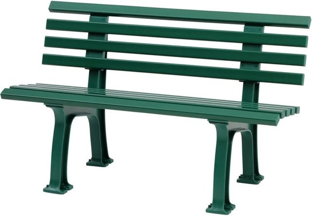 PROREGAL Gartenbank Antigua 2 Sitzer in Grün aus UV-beständigem Witterungskunststoff, H x B x T: 74 x 120 x 54 cm - Bild 1