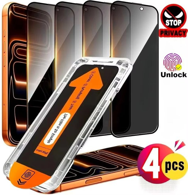 Samsung Galaxy S26 S26 Ultra S26 Plus S26 Edge Anti-Spy Schutzglas aus gehärtetem Glas, transparent - Bild 1