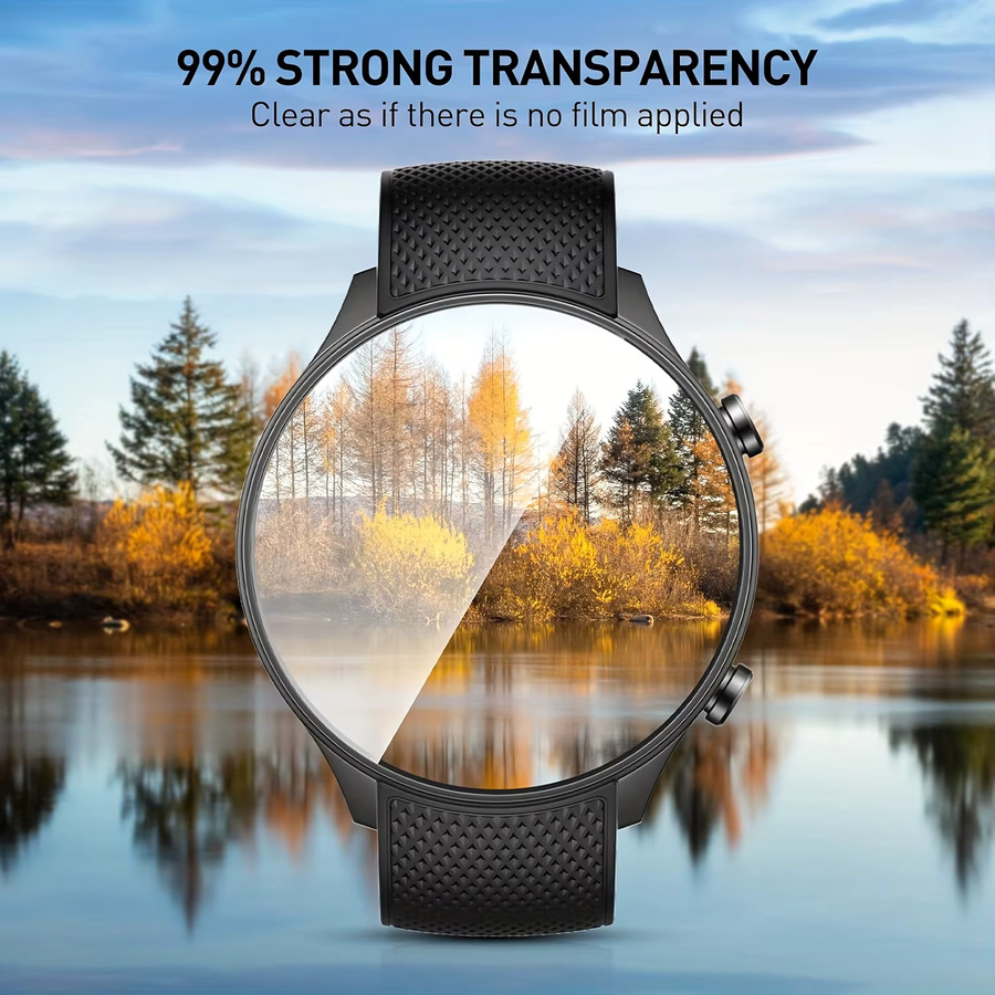 OnePlus Screen Protector Glas, 3 Stück, für OnePlus Watch 2R - Bild 5