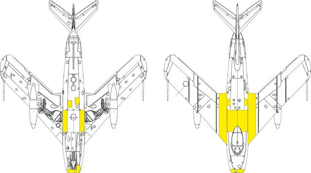 Eduard MiG-17F Surface panels - Bild 1