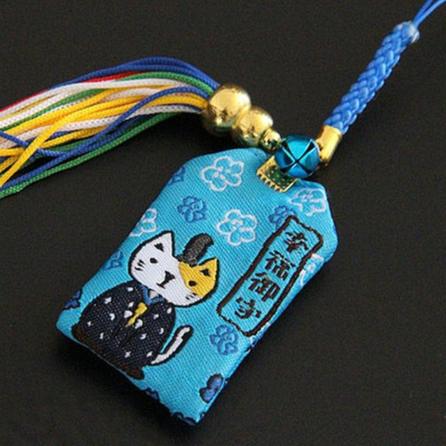 Voyages Omamori Glücksbringer, blau, Unisex - Bild 1