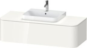 Duravit Waschtischunterschrank Happy D.2 Plus mit einer Schublade, Weiß hochglanz, B: 130 cm, T: 35,4 cm - Bild 1