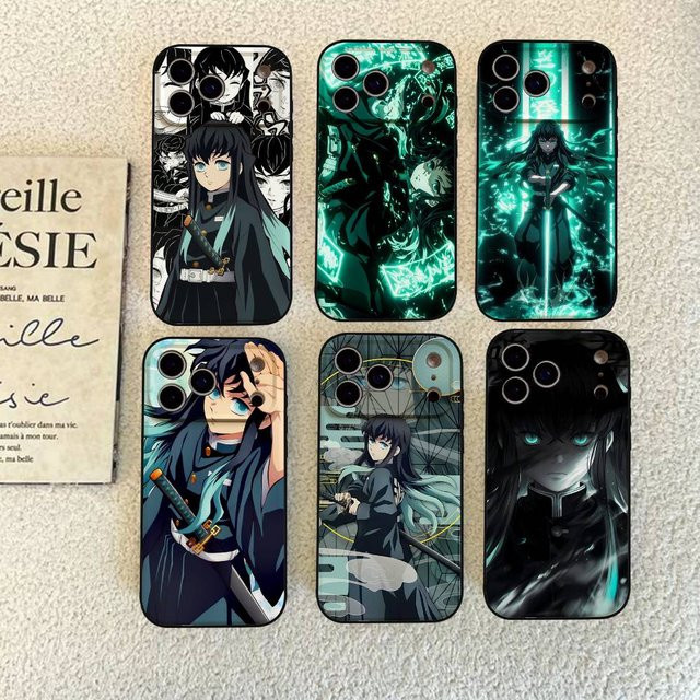 M-Muichiro Tokito Handyhülle für iPhone Modelle, Matte Weiche Silikon-Schutzhülle, Mehrfarbig - Bild 1