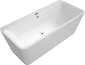 Villeroy & Boch Rechteck-Badewanne Squaro Edge 12 Duo in Weiß, B/T: 180 x 80 cm - Bild 1