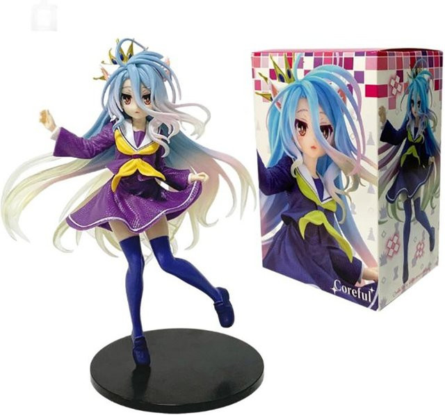 Yiran toy 1 No Game No Life Shiro Figur Actionfigur Katzenohren Schuluniform Version PVC - Bild 1