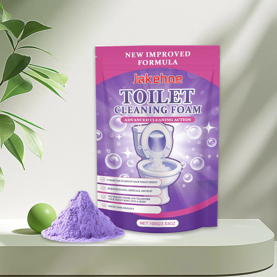 JAKEHOE Toilettenreinigungspulver zur Tiefenreinigung und Fleckenentfernung in Lila, 100g - Bild 4