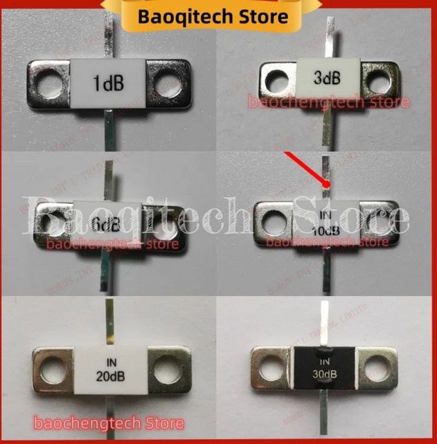 Hochleistungs-Dämpfer mit Flansch 100W DC-3GHz 50 Ohm Low VSWR in Silber - Bild 1