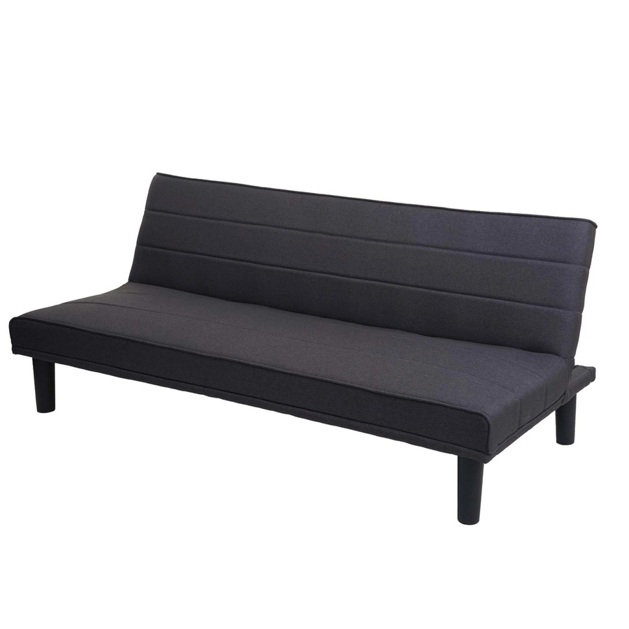 Schlafsofa MCW J17 Click-Clack Gästebett aus Stoff in Anthrazit-Grau, Breite: 165 cm - Bild 3