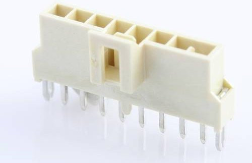 Molex Einbau-Buchsenleiste Standard 8-polig in Weiß und Gold mit 2.50mm Rastermaß 1053112208 Tray - Bild 1