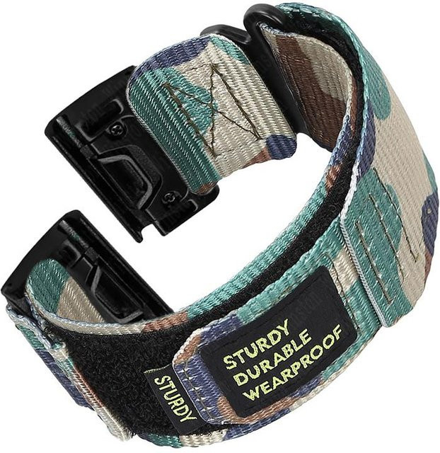PINSENDA Uhrenarmband Nylon, Grün/Schwarz, Unisex - Bild 1