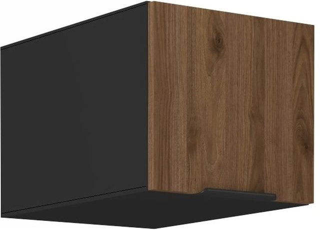 Aufsatzschrank Hochschrank MONZA Okapi für die Küche, Farbe Nußbaum, Breite: 40 cm - Bild 1