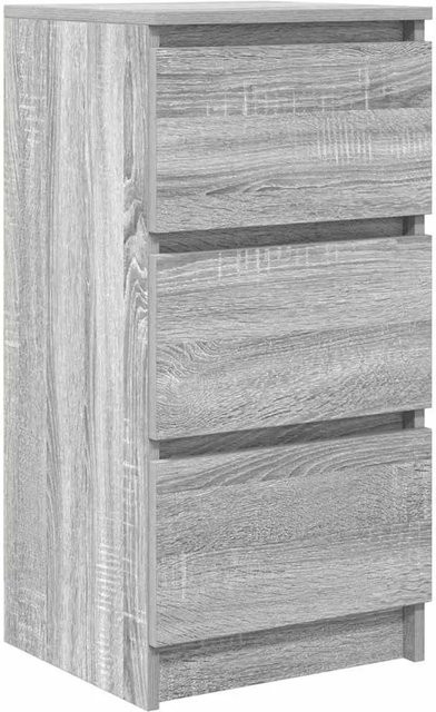 vidaXL Sideboard Grau Sonoma aus Holzwerkstoff B/T/H: 37,5 x 35,0 x 76,0 cm - Bild 1