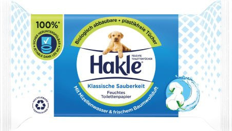 Hakle Feuchte Toilettentücher mit Mizellenwasser, Baumwollduft, Nachfüllung - Bild 1
