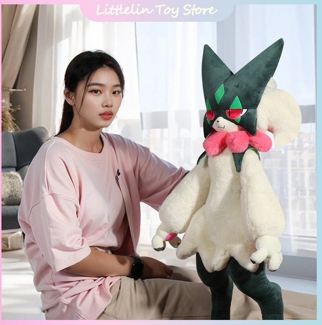 Bandai Pokémon Meowscarada Plüschpuppe, Stofftier, 80cm - Bild 1