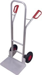 VARIOfit Aluminiumkarre mit Luftbereifung und Schaufel, Breite: 48 cm, Tiefe: 30 cm - Bild 1