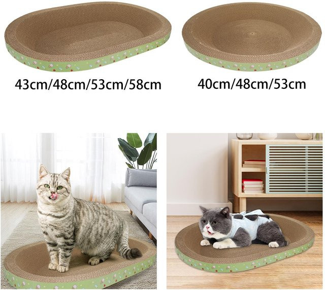 Kesoto Katzenkratzbett als multifunktionales Sofa und Schlafunterlage in Braun - Bild 1