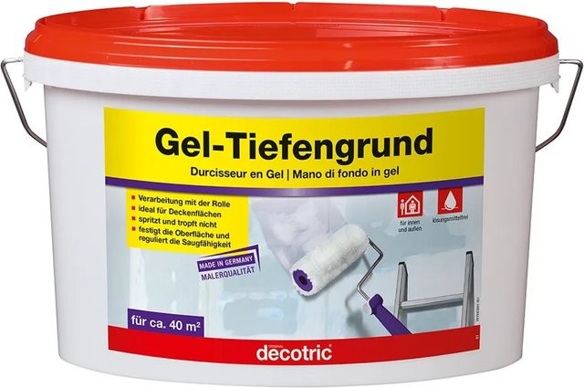 Decotric Gel-Tiefengrund Weiß mit synthetischem Harz für Putz - Bild 1
