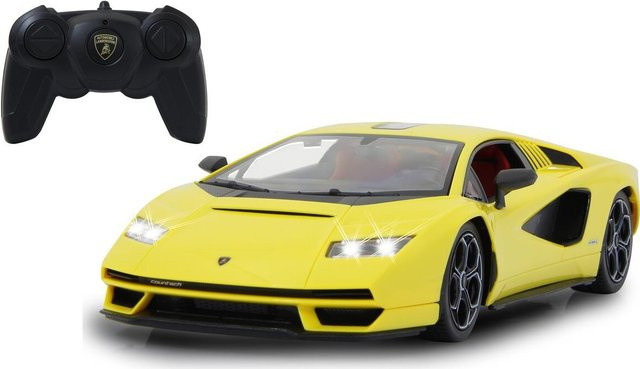 Jamara Lamborghini Supersportwagen Ferngesteuertes Fahrzeug gelb 1:16 - Bild 3