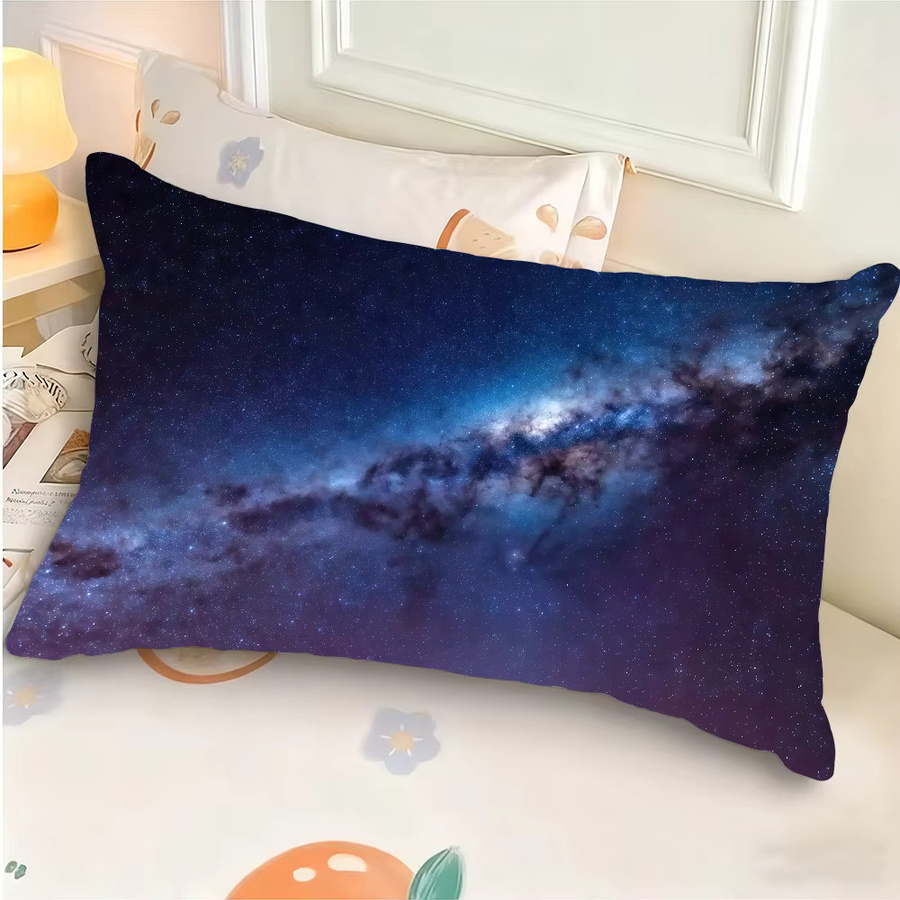 Potdemiel Kissenbezug mit Sternenhimmel und Galaxie-Motiv, rechteckig, B/H: 30 x 30 cm - Bild 3