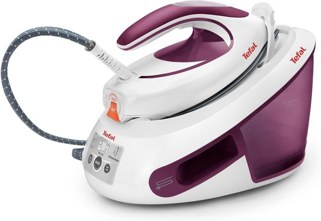 Rowenta Express Anti-Calc Bügelstation SV8054 in Weiß/Lila - Bild 1