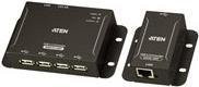 ATEN UCE3250 USB-Erweiterung Local and Remote Units mit 4 USB-A Anschlüssen in Schwarz - Bild 1