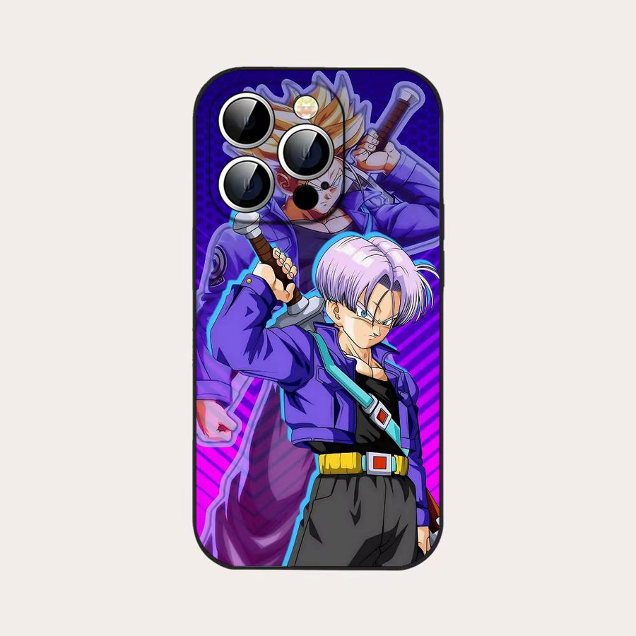 Stoßfeste Handyhülle Dragon Ball Future Trunks in Schwarz für iPhone 11 bis iPhone 17 Modelle - Bild 7