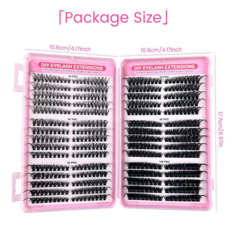 BSIMONE DIY Wimpernverlängerungs-Set, 570-teilig, Unisex - Bild 5