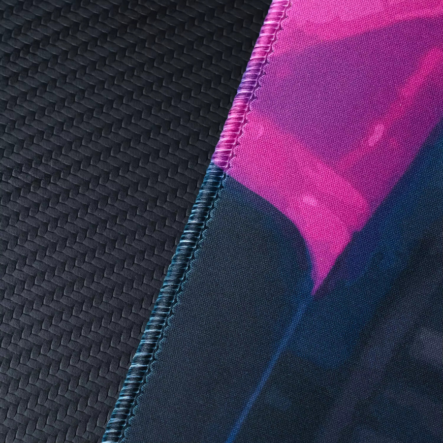Akko Lulu Liu Mauspad Multicolour, große Schreibtischunterlage aus Gummi mit verstärkten Kanten, B/T: 90 x 40 cm - Bild 5